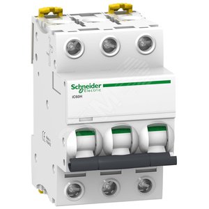 Выключатель автоматический трехполюсный iC60H 3А D 10кА | A9F85303 | Schneider Electric - Schneider Electric