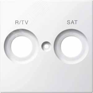 Центральная плата с маркировкой R/TV и SAT белый (MTN299819) - фото 4