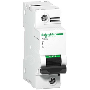 Выключатель автоматический однополюсный C120N 80А B 10кА | A9N18341 | Schneider Electric