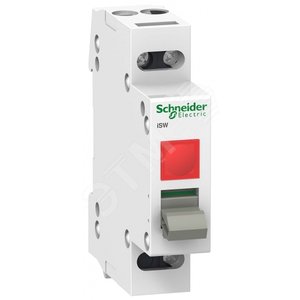 ВЫКЛ НАГРУЗКИ+ИНДИКАТОР iSW 1П 32A КРАСН - Schneider Electric