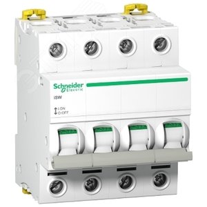 ВЫКЛЮЧАТЕЛЬ НАГРУЗКИ iSW 4П 100A (A9S65491) - Schneider Electric