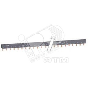 ШИНКА ГРЕБЕНЧАТАЯ 3П (L1L2L3:) 57 МОД.18ММ 100А   РАЗРЕЗАЕМАЯ (A9XPH357) - Schneider Electric