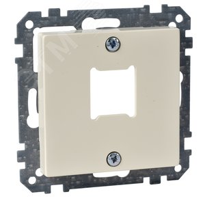 Центральная плата для розетки RJ11/RJ45 1 пост бежевый 3