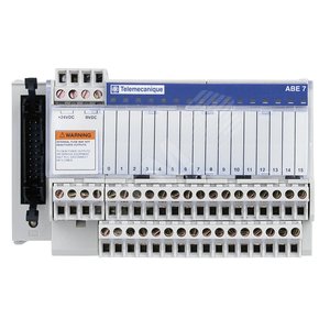 TELEFAST БАЗА НА 16 ДИСКРЕТНЫХ СТАТИЧЕСКИХ ВЫХОДОВ (24VDC/0.5 A) | ABE7S16S1B2 | Schneider Electric - Schneider Electric