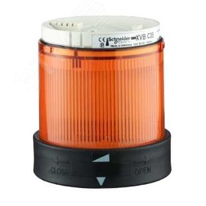 СЕГМЕНТ СВЕТ.КОЛОННЫ 70ММ ОРАНЖЕВЫЙ XVBC35 | XVBC35 | Schneider Electric 6