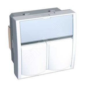 РОЗЕТКА S-ONE 2XRJ45 CAT 6 НЕЭКР R9003 | ALB44326N | Schneider Electric - Schneider Electric