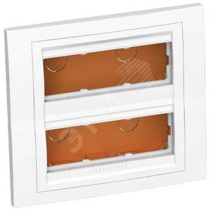 Коробка скрытого монтажа 2x3 горизонтальная рамка 9003 - Schneider Electric