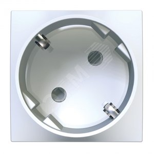 Розетка силовая 2P+E со шторками 45 град. - Schneider Electric