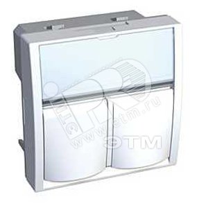 Altira накладка-держатель для 2хRJ45 AVAYA - Schneider Electric