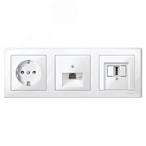 Накладка для аудио розетки белый (MTN296019) 19