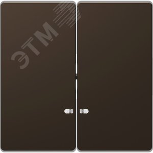 Клавиша двойная D-Life с линзой для LED модуля мокко SD (MTN3420-6052) - Schneider Electric