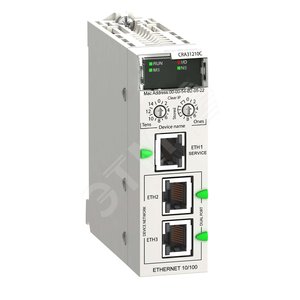 Адаптер удаленного в/в RIO Ethernet,Modicon X80, улучше | BMXCRA31210C | Schneider Electric - Schneider Electric