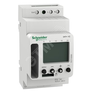 РЕЛЕ ВРЕМЕНИ IHP+ 1С электрон.програм., 1вых, поддержка BT модуля (excluded) - Schneider Electric