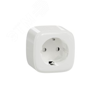 WISER Умная мобильная РОЗЕТКА 16А, ZigBee 3.0, БЕЛАЯ (CCT711119) - Schneider Electric