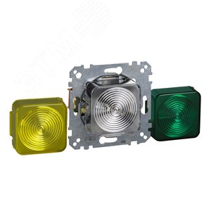 МЕХ.СИГН.ЛАМПЫ E10 ЗЕЛ/ЖЕЛ/ПРОЗ.КОЛПАЧОК | MTN319017 | Schneider Electric - фото 4