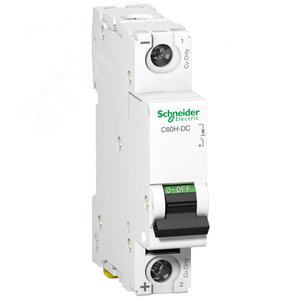 Выключатель автоматический однополюсный C60H-DC 63А C 10кА | A9N61519 | Schneider Electric 2
