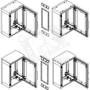 7035 ДЕКОР. РАМКИ ГОРИЗ.СОЕД. ШКАФОВ 4PLA(Z)T - Schneider Electric