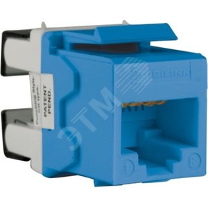 Модуль RJ45 Keystone категория 6 UTP Синий (DC6KYSTUBL) - Schneider Electric