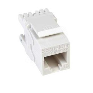 Модуль RJ45 Keystone категория 5е UTP Белый (DCEKYSTUWT)