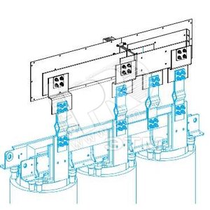 ВВОДНЫЙ БЛОК ДЛЯ СУХИХ ТРАНС. N5, 3L+PE, Cu, 5000А | KTC5000EL35 | Schneider Electric
