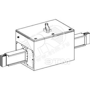 СЕКЦИЯ РАЗЪЕДИН. С АВТ.ВЫКЛ. COMPACT NS, 3L+N+PE, Cu, 1600А | KTC1600PL41 | Schneider Electric