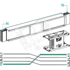 Секция перехода нейтрали прямая
