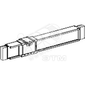 Секция прямая для болтовых ответвительных блоков 2М