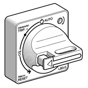 ПОВОР РУКОЯТКА IP54 МОНТ НА ДВЕРЬ КРАСН (LU9AP12) - Schneider Electric