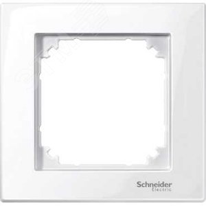 РАМКА M-PLAN 1-МЕСТНАЯ АКТ.БЕЛ | MTN515125 | Schneider Electric - фото 9
