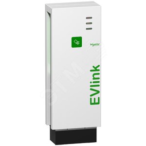 Зарядная станция напольная типа Parking до 7кВт 1 разъем T2 RFID (EVF1S7P02R) - Schneider Electric