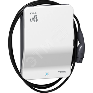 Зарядная станция EVLINK WALLBOX PLUS кабель T2 3ф 11kW - Schneider Electric