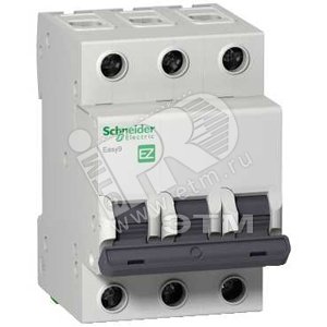 Выключатель автоматический трехполюсный EASY 9 20A B 4,5кА | EZ9F14320 | Schneider Electric - Schneider Electric