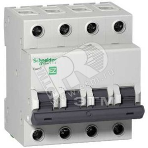 Выключатель автоматический четырехполюсный EASY 9 25А C 4,5кА | EZ9F34425 | Schneider Electric - Schneider Electric