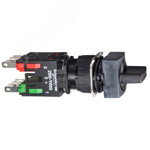 ПЕРЕКЛЮЧАТЕЛЬ 16ММ КВАДРАТНЫЙ 3 ПОЗИЦИИ XB6CD235B | XB6CD235B | Schneider Electric - фото 2