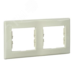 Sedna Рамка 2 поста бежевая IP44 (SDN5810347)