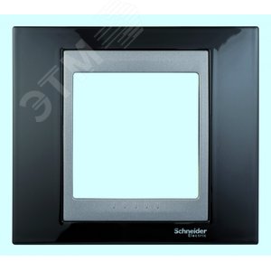 Unica TOP Родий/Графит Рамка 1-ая | MGU66.002.293 | Schneider Electric - фото 2