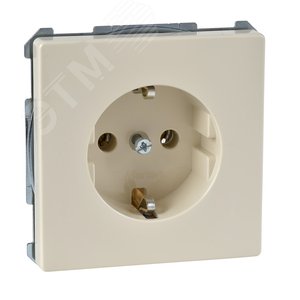 MERTEN Механизм розетки 16А с з/к б/ шт. беж. винт. зажимы QF SD | MTN2401-4044 | Schneider Electric 4