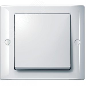 Рамка 1 пост AQUADESIGN с винтовым креплением белый - фото 6