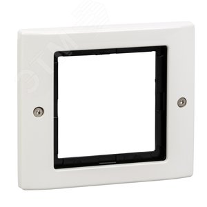Рамка 1 пост AQUADESIGN с винтовым креплением белый - фото 8