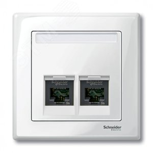 Центральная плата для розеток 2п белый (MTN469919) 5