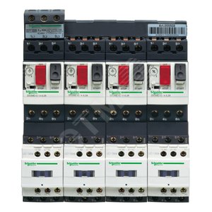 Пускатель магнитный 9А катушка управления 220В AC 4-6.3А