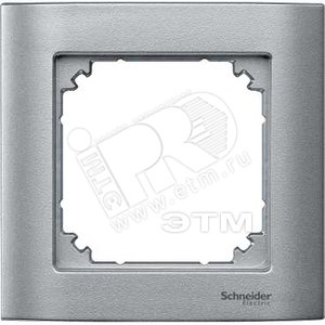 M-ARC Рамка 1 пост алюминий - Schneider Electric
