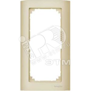 Рамка 2 поста M-ARC без перегородки песочный - Schneider Electric