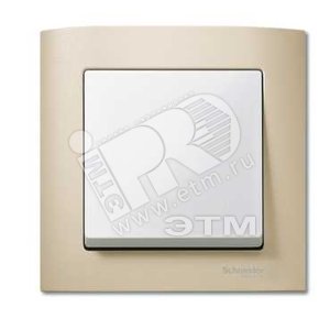 M-ARC Рамка 1 пост песочная - Schneider Electric