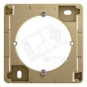 GLOSSA Коробка для наружного монтажа титан - Schneider Electric
