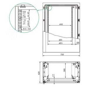 Стойка H750 /79000 - фото 6
