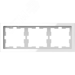 Рамка трехпостовая D-Life белый кристалл SD (MTN4030-6520) - Schneider Electric