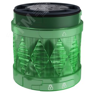 Модуль световой сигнальный колонны зеленый 24В (XVUC23) - Schneider Electric