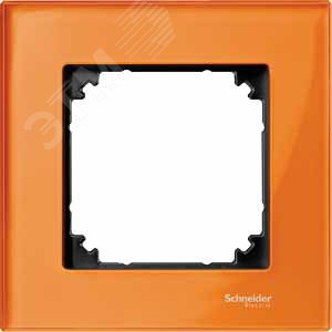 РАМККА СТЕКЛЯН.1-МЕСТНАЯ ОРАНЖ.КАЛЬЦИТ | MTN404102 | Schneider Electric - фото 3