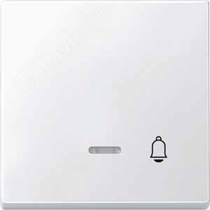 Клавиша с окошком для светоиндикатора ЗВОНОК белый (MTN437819) 5